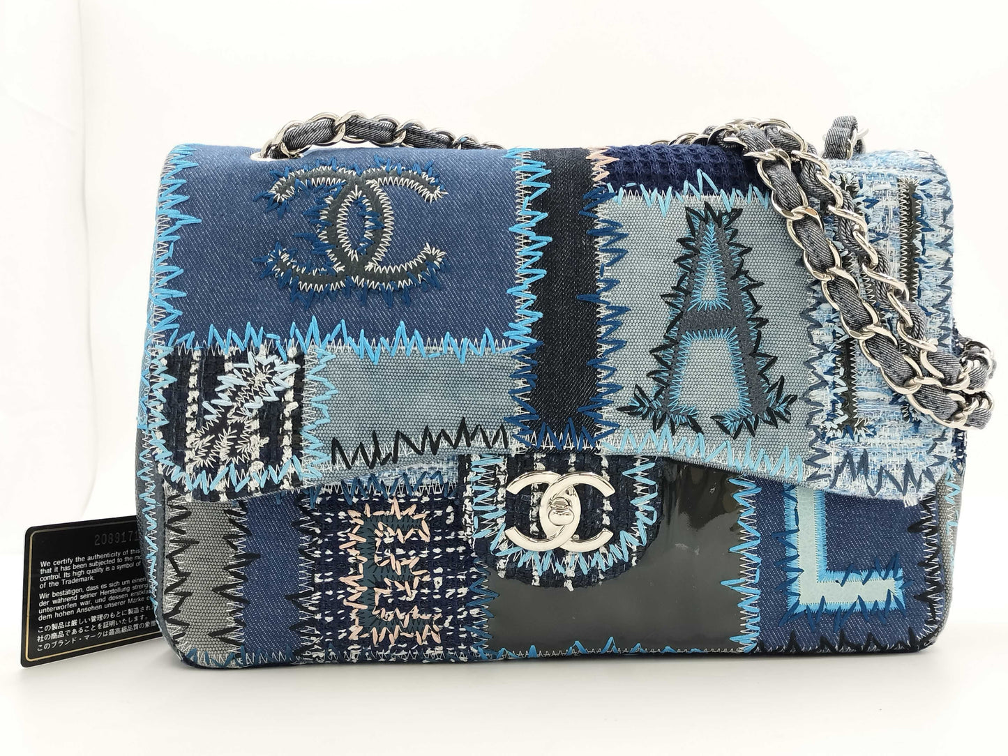 Chanel patchwork blue
