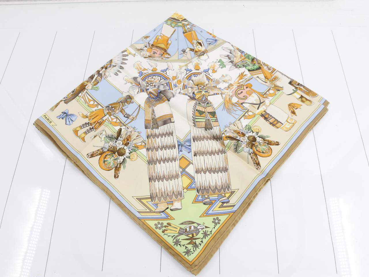 HERMES Silk Scarf
