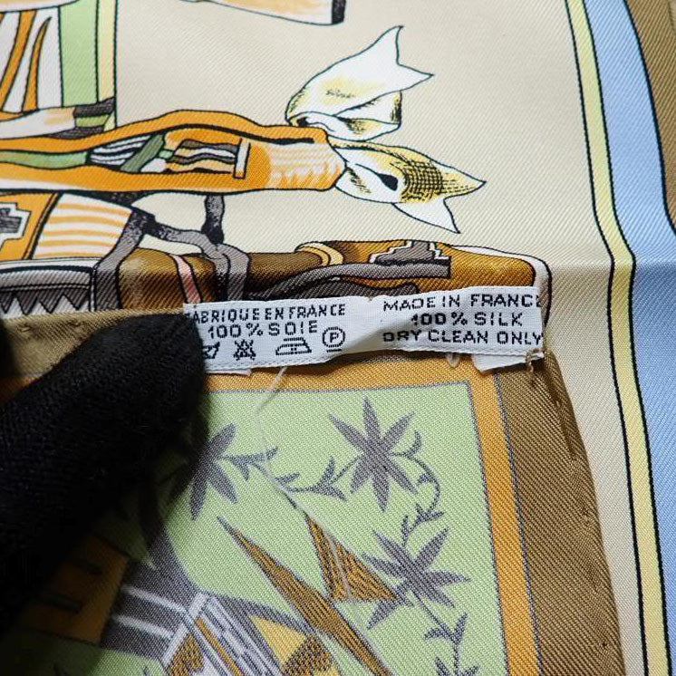 HERMES Silk Scarf