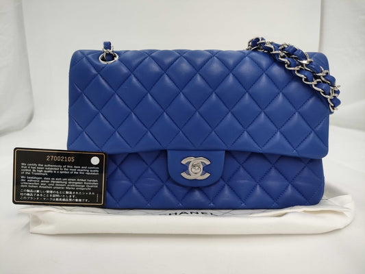 Chanel shoulder bag blue