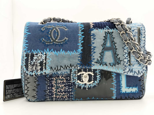 Chanel patchwork blue