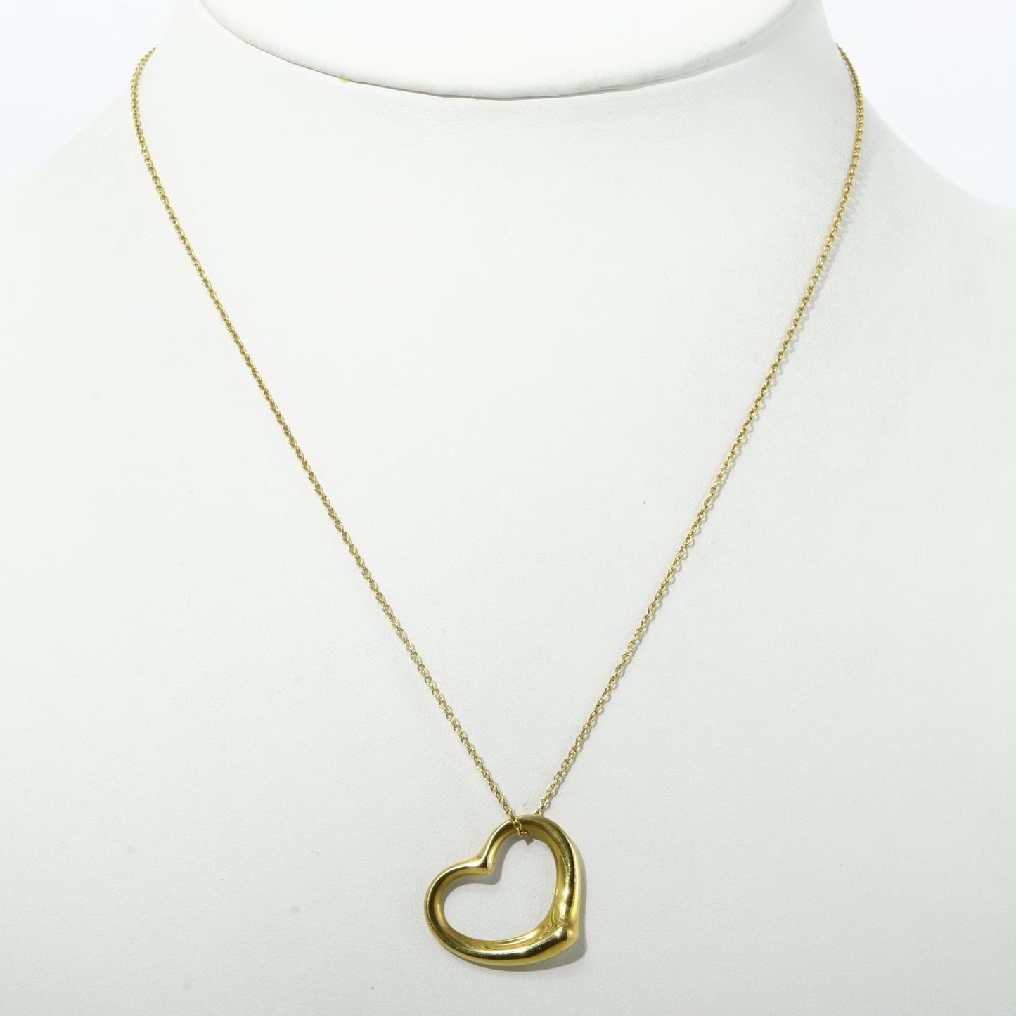 Tiffany & Co. Open Heart Necklace