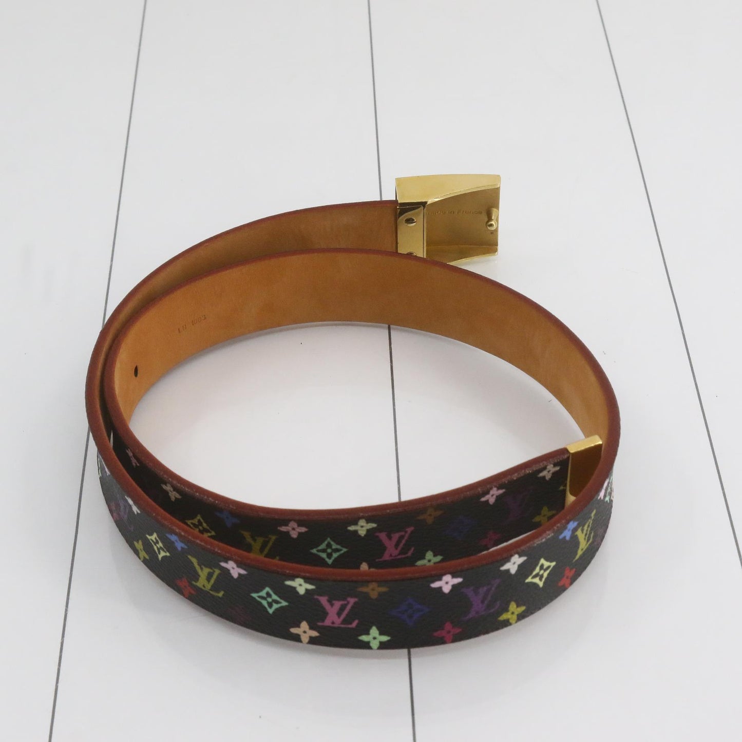 LOUIS VUITTON Saint Tulle Multicolor Belt