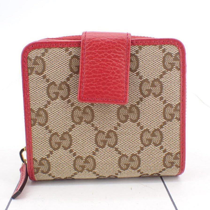 GUCCI GG Canvas Compact Wallet