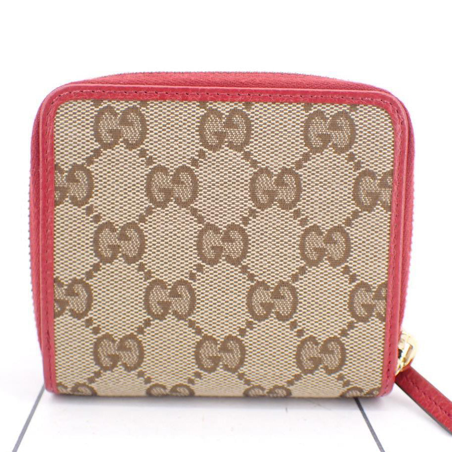 GUCCI GG Canvas Compact Wallet