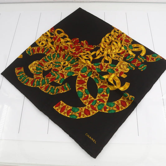 CHANEL Silk Scarf 95