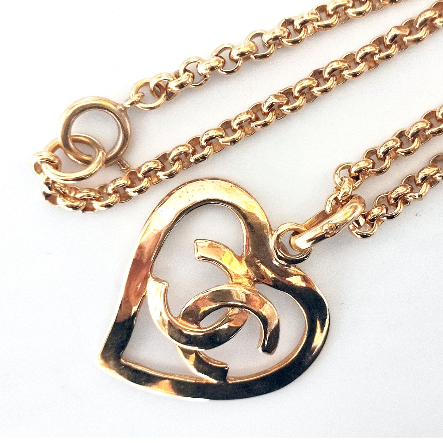CHANEL Coco Mark Heart Necklace