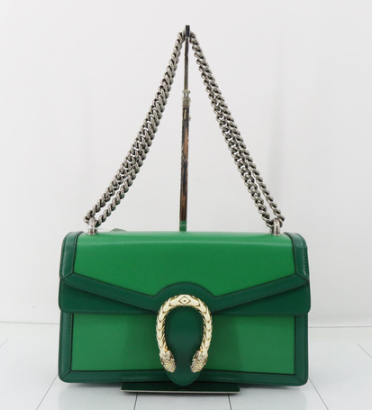 Gucci Green Chain Shoulder Bag