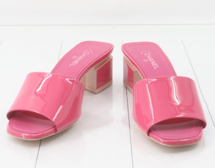 Chanel pink heels